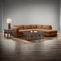 NATUZZI COPENHAGEN-2PC-LTHR-SECTIONAL