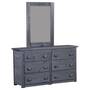 PINE CRAFTER FURNITURE WAL-4956-SIX-DRAWER-DRESSER