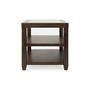 JOFRAN INC. 2002-3-SQUARE-END-TABLE-MERLOT