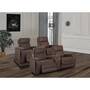 ASHLEY THEATER-CHAIR-4PC-PKG-WALNUT