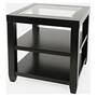 JOFRAN INC. 2001-3-SQUARE-END-TABLE-BLACK