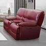 MAN WAH MANWAH-LOVESEAT-W/RED-LEATHER