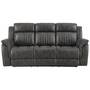 GLOBAL U8517-RECLINING-SOFA-GREY