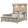 LIFESTYLE ENTERPRISE VICTORIA-QUEEN-STRGE-BED-W/LED