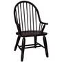 LIBERTY FURNITURE 17-C4051-BOWBACK-ARM-CHAIR-BLK