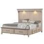 LIFESTYLE ENTERPRISE VICTORIA-KING-STRGE-BED-W/LED