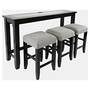 JOFRAN INC. 2001-66-SOFA-TABLE-W/(X3)STOOL