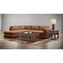 NATUZZI COPENHAGEN-2PC-LTHR-SECTIONAL