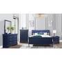 GLOBAL CHARLIE-BLUE-Q-6PC-BEDROOM-PKG