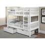 WOODCREST MANUFACTURING MISSON-STYLE-TWIN/TWIN-BUNKBED