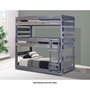 PINE CRAFTER FURNITURE TRIPLE-TWIN/TWIN/TWIN-BUNK-BED