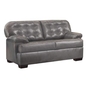 LANE 2037-LOVESEAT-FOG-LEATHER
