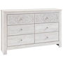 ASHLEY B181-31-DRESSER-WHITE