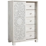 ASHLEY B181-48-CHEST-WHITE