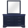GLOBAL CHARLIE-BLUE-DRESSER-W/LED