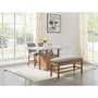 ASHLEY ALEEDA-4PC-MARBLE-DINING-PKG
