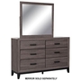 GLOBAL LAURA-DRESSER-FOIL-GRY/MRBL