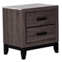 GLOBAL LAURA-NIGHSTAND-FOIL-GRY/MRBL