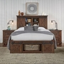A AMERICA SUN-VALLEY-QUEEN-STORAGE-BED