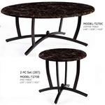 GLOBAL T270C-OVAL-COCKTAIL-TABLE