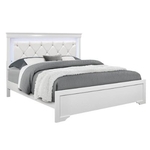GLOBAL POMPEI-WHITE-3PC-QUEEN-BED-PKG