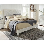 ASHLEY PAXBERRY-KING-BED-WHITE-WASH