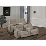 ASHLEY THEATER-CHAIR-4PC-PACKAGE-FOG