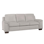LEATHER LIVING 2005-03-SOFA-CLD-GREY-LEATHER