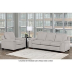LEATHER LIVING ICON-SOFA/(X2)CHAIR-LEATHERPKG
