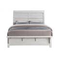 GLOBAL LEVI-KING-SLEIGH-BED-W/BENCH