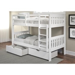 WOODCREST MANUFACTURING MISSON-STYLE-TWIN/TWIN-BUNKBED